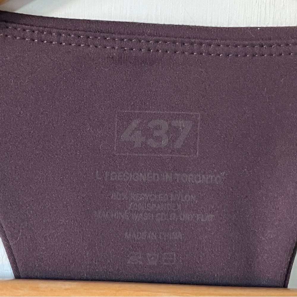 437 The Essentials Sports Bra in Espresso Large - Picture 7 of 7